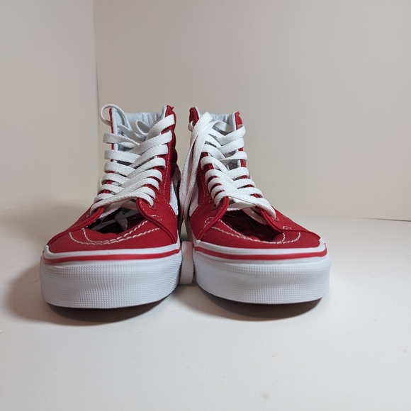 Red High Top Vans - Picture 2 of 5
